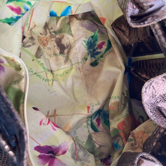 Fatto a Mano By Carlos Falchi faux leather Metalli - Picture 6 of 11